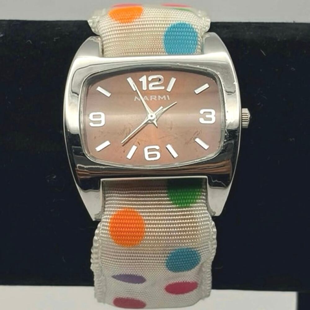 White Poke A Dot Narmi Watch